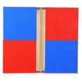 thumbnail image 5 of Time-2-Play 2-in-1 Montessori Kids Play Table, 35”W Red & Blue Square Activity Table with Trough for Toddlers Compatible with Lego Building Blocks [12”-17” Adjustable Legs], 5 of 6