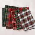 thumbnail image 7 of Christmas Plaid Placemats Set of 4, Red Green SnowflakeBuffalo Checkered Tartan Winter Thanksgiving Xmas Table Mats for Dining Room Kitchen Table Decor, 7 of 7