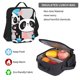 thumbnail image 5 of Balery Panda Cute Pink Hearts Mochila escolar 3 en 1 para niños: mochila resistente con lonchera térmica y estuche para lápices. Mochila escolar para niños y niñas., 5 of 7