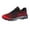 Red, variant on XIMIN Men's Mesh Slip-On Walking Safety Shoes Lightweight Training Workout Athletic Gym Footwear Warehouse Industry Work Sneakers Platform Tennis Running Sneakers