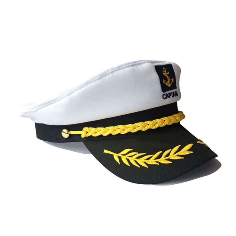 YUUZONE Sailor Hat Yacht Captain Hat Sailor Captain Costume Men