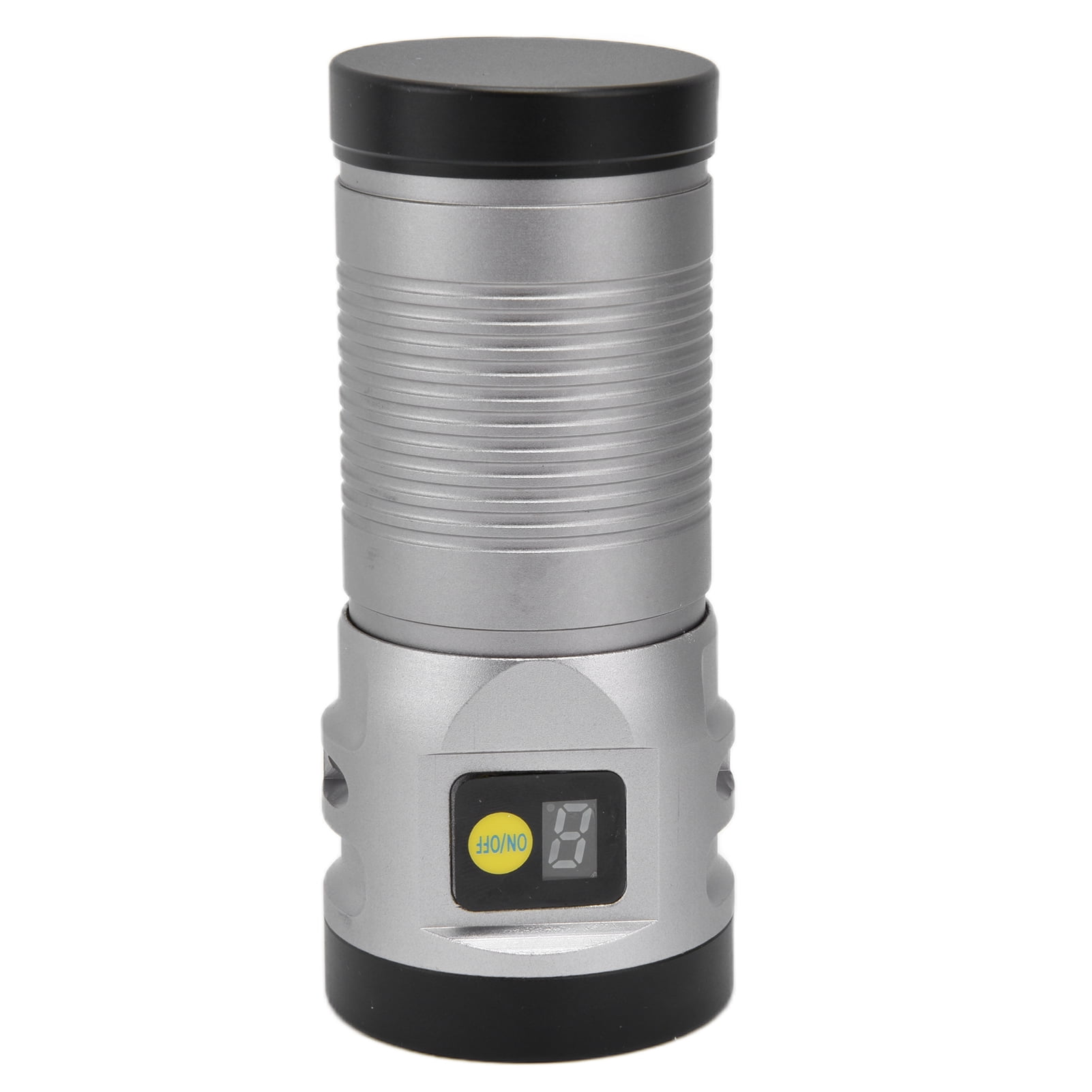 Riousery Brightest 12 LED Flashlight 3000 Lumens Type C Rechargeable 9000mAh Battery 8 Modes IPX67 Waterproof Multifunctional Outdoor Camping Emergency Light Long Range Handheld Torch Grey