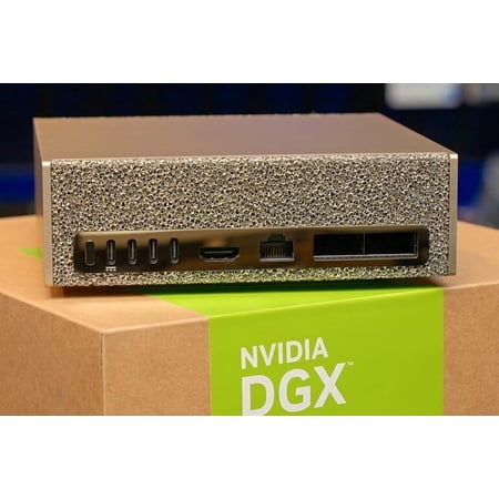 NVIDIA DGX Spark™ 2 Pack with Cable Bundle - Personal AI Desktop Supercomputer – Desktop GB10 Grace Blackwell Chip