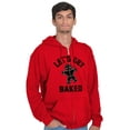thumbnail image 5 of Funny Christmas Get Baked Gingerbread Zip Up Hoodie Men's Women's Brisco Brands S, 5 of 5
