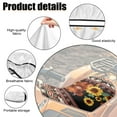 thumbnail image 6 of Renewold Heavy Duty ATV Seat Cover 25x10 Inch Polyester Fabric Four Wheeler Seat Cover Waterproof & Tear Resistant for Polaris Sportsman, American Tribal Highland Cow Sunflower Claret, 6 of 7