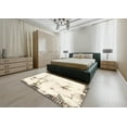 thumbnail image 4 of Ahgly Company Indoor Rectangle Abstract Blanched Almond Beige Abstract Area Rugs, 7' x 9', 4 of 6
