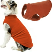 Gooby Stretch Fleece Vest - Pumpkin, 6X-Large - Warm Pullover Stretchable Soft Fleece For Dogs with Multiple Colors and Sizes Indoor and Outdoor Use