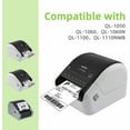 thumbnail image 3 of GREENCYCLE (10 Roll,180 Labels/Roll) Compatible for Brother DK-1247 DK1247 4.07'' x 6.4'' (103mm x 164 mm) Die-cut Large Shipping Address Mailing White Paper Labels for QL-1050 QL Label Printer, 3 of 7