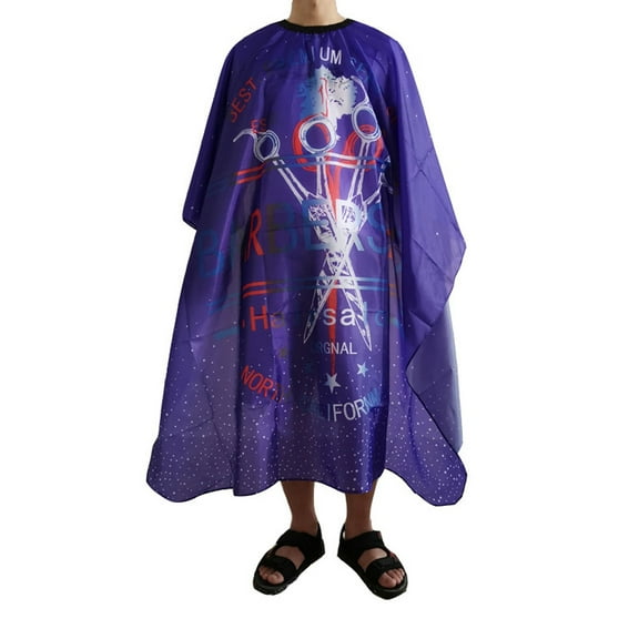 Qonioi Hair Cutting Barber Cape, Adjustable Neck Hair Catcher Cape for Home Salon Styling, Hairdressing Cape with Touch Closure