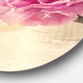 thumbnail image 3 of Designart - Fleurs de Pivoine dans un Vase sur Table' Disque Art Mural en Métal Floral, 3 of 4