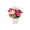 A002- Deep Pink, variant on Silk Plants for Home Decor Indoor Small Artificial Plants in Pots Blue Fake Potted Plants for Office Desk Shelf Decor 1 Pack
