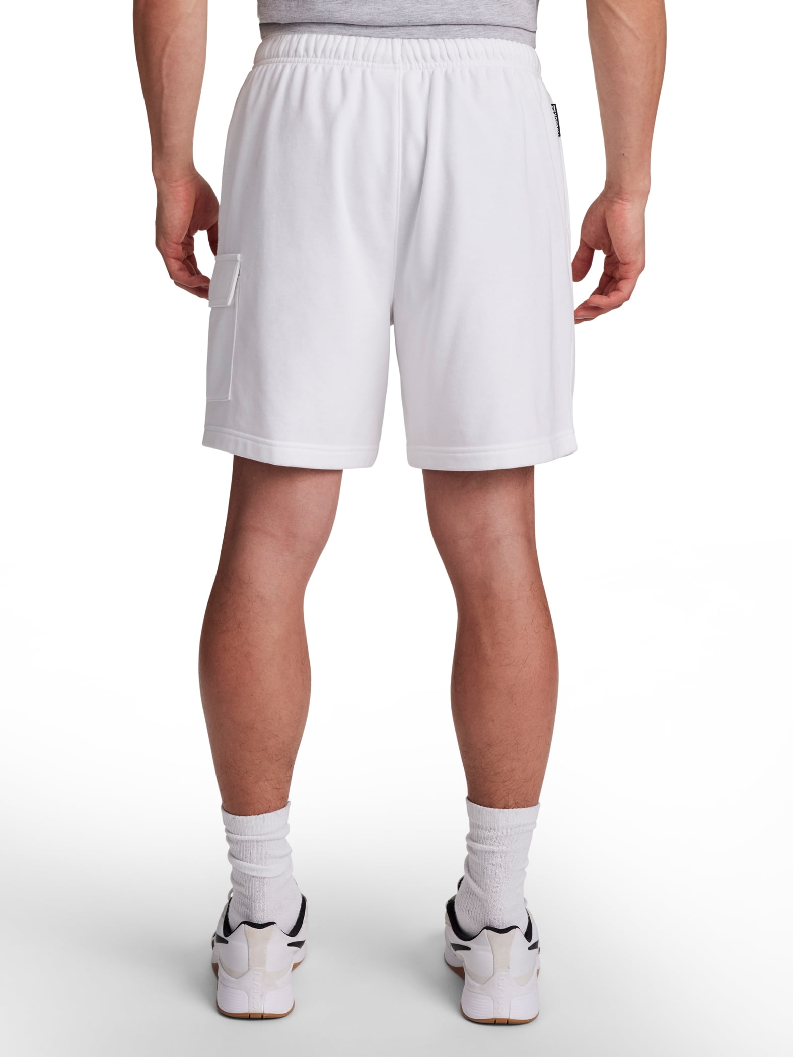 Reebok Men's and Big Men's League Knit Cargo Short, 7" inseam, Sizes XS-5XL
