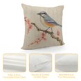 thumbnail image 4 of COMIO  White-Eared Blue Bird Throw Pillow Covers Farmhouse Double Sided with Zipper Decorative Pillows for Couch Cushion Sofa Outdoor, 4 of 5