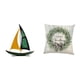 thumbnail image 1 of Escultura De Velero De Hierro, Adorno De Mesa, Colección De Decoración Feng Shui, Figura Decorativa Para Navidad, Funda De Cojín De Poliéster De 45 X 45 Cm, Funda De Almohada Decorativa, 1 of 8