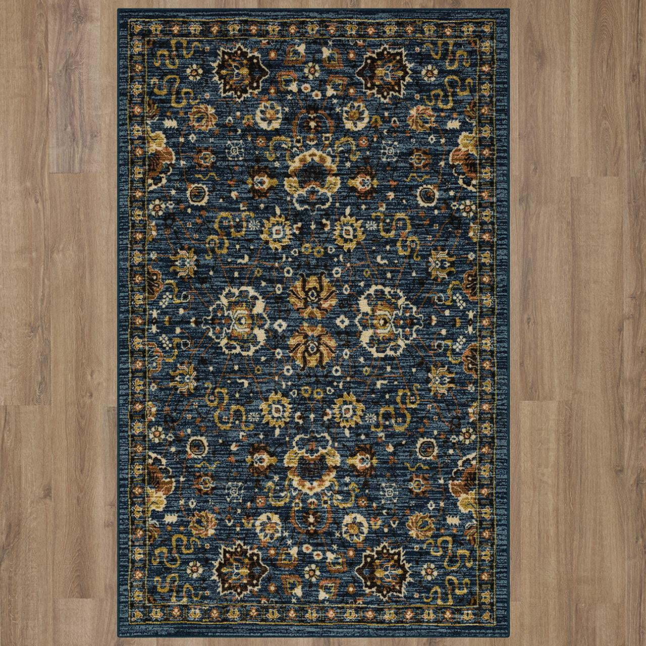 Mohawk Home Tinto Blue Printed Area Rug, 7' 6" x 10'