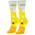 thumbnail image 3 of Cool Socks, Colorful Funny Novelty Prints, Cute Socks for Women, Mimosa Recipe, 3 of 5