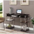 thumbnail image 1 of Designs2Go No Tools Student Desk with Charging Station in Espresso Wood Finish, 1 of 6