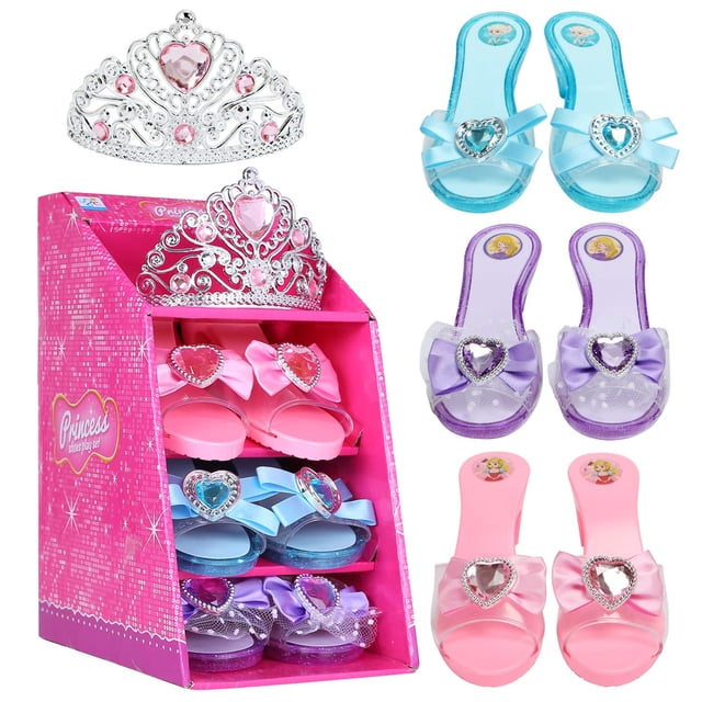 Set de juego Mastom Fashion Princess, zapatos de vestir y tiara