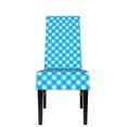 thumbnail image 2 of ZICANCN Gingham Blue Background Chair Protectors Seat Covers , Dining Chair Slipcovers for Dining Room Hotel Kitchen Design Checkered, 2 of 8