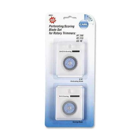 CARL, CUI15051, Perforated Scoring Replacement Blade, 2 / Set, Silver