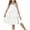White, variant on Diufon Girls Tie Back Dress Adjustable Spaghetti Strap Ruffle Hem Casual Summer Beach Sundress Fashion Backless Dress