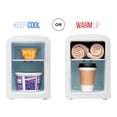 thumbnail image 4 of Mini Refrigerador con Espejo, Capacidad 4 Litros, Color Blanco, Modelo RJ48-6-ML, 4 of 5
