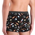 thumbnail image 4 of Men's Boxer Briefs, Space rocket B Soft Comfy Mens Underwear Boxer Briefs Breathable With Widen Waist, 4 of 7