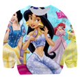 thumbnail image 1 of Sudaderas con capucha de dibujos animados para niños, sudadera de princesa Jasmine, abrigo de primavera y otoño para niñas, prendas de vestir informales de manga larga para niños, ropa para bebés 6M Gao Jinjia LED, 1 of 2