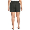 thumbnail image 4 of Terra & Sky Women's Plus Size Pleated Pull-On Shorts, 4 of 6