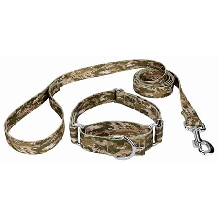 Country Brook Petz® Desert Viper Camo Martingale Dog Collar and Leash 2XS