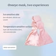 thumbnail image 3 of Weighted Sleep Mask–Weighted Eye Mask Designed for Deep Sleep and Eye Fatigue Relief, Offers Light-Blocking Comfort with Soft,This Double-Sided Fabric. Suitable for Napping and Overnight., 3 of 4