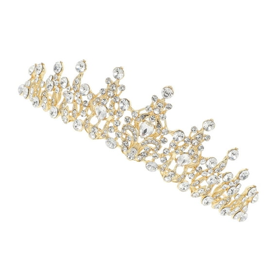 FRCOLOR  Pageant Crowns for Women Wedding Accessories Brides Headbands Golden