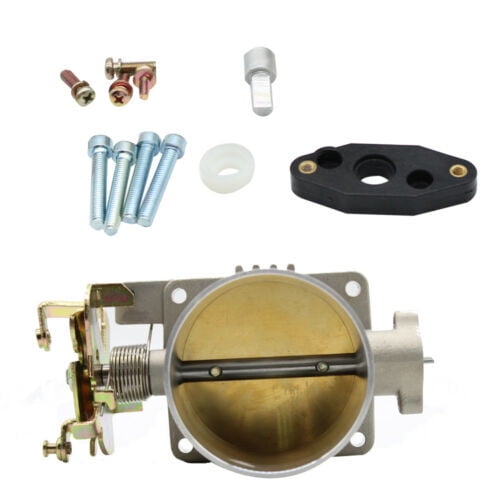 Polished Throttle Body Replacement for 1996-2004 Ford Mustang GT 4.6L SOHC GAS, 75mm