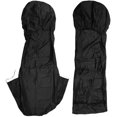 thumbnail image 3 of Funda impermeable para asiento delantero (2 asientos delanteros), tela negra resistente al desgarro, 3 of 5