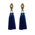 thumbnail image 1 of Pendientes colgantes Zulema Moda Bohemia Fringe Boho Long Tassel Hook para mujer Azul, 1 of 3