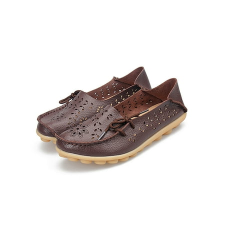 

Zodanni Ladies Lightweight Low Top Loafers Women Work Casual Flats Nonslip