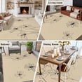 thumbnail image 5 of 5'x8' Area Rugs, Floral Indoor Outdoor Area Rug for Living Room Bedroom, Spring Flower Washable Bathroom Rugs Kitchen Floor Carpet Mats Home Decor Aesthetic, 5 of 8