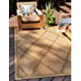 thumbnail image 3 of Unique Loom Trellis Collection Area Rug-Geometric Lattice Design, Moroccan Inspired for Indoor/Outdoor DÃ©cor, 7 ft x 10 ft, Light Brown/Brown, 3 of 10