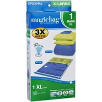 MagicBag Original Flat Instant Space Saver Storage - Extra Large - Double Zipper - 1 Pack
