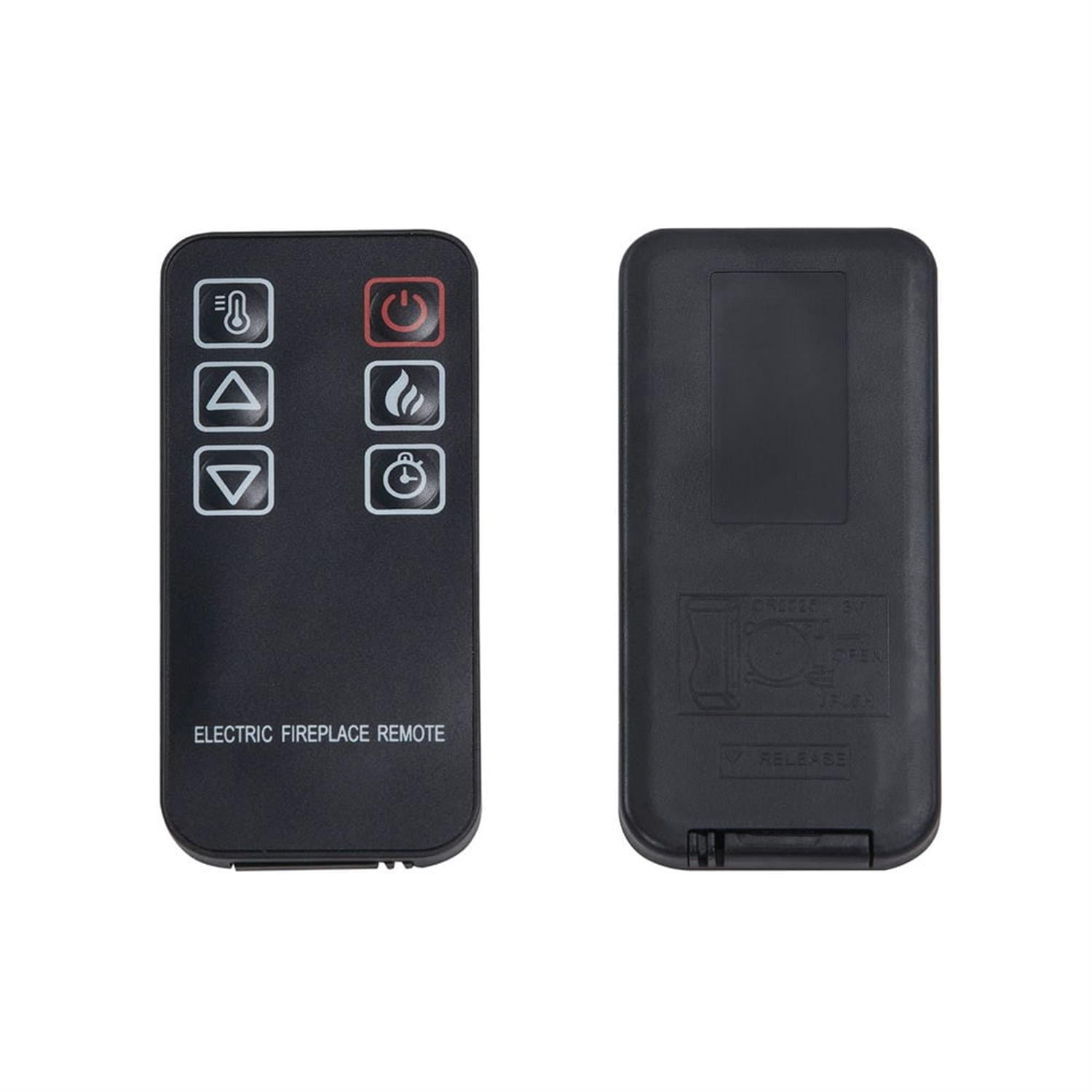 Demi Bonn Modern Fireplace TV Stand for Television up to 65" with Storage and Farmhouse Sliding Barn Doors, Entertainment Center with Cabinet and Shelves, White