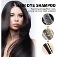 thumbnail image 4 of Black Hair Dye Shampoo 3 in 1 Champu Para Canas for Gray Coverage, black pure nature_c*, 4 of 5