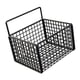thumbnail image 2 of Cesta de almacenamiento montada en la pared, cesta colgante de alambre de Metal adhesivo sin perforación para cocina, despensa de alimentos, organización de baño, color negro, 2 of 5