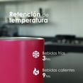 thumbnail image 2 of Termo Vaso Para Bebidas 20oz Acero Inox Doble Pared Fucsia ilios innova 20oz fucsia, 2 of 9