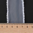 thumbnail image 4 of 1 Roll 5 Yards Pearl Edged Mesh Ribbon for Bowknot Making Gift Wrapping White 1-5/8 inch(40mm), 4 of 4
