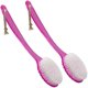 thumbnail image 1 of wonima11 Back Bath Brush - Curved Long Handle Shower Brush with Medium Stiff Bristles for Exfoliating Body, Back Scrubber for Men & Women (Pink 2 Pack), 1 of 1