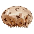 thumbnail image 4 of Gorro de ducha para mujeres y hombres, regalo, accesorio multiusos para hoteles, salones de belleza y uso doméstico. Oro, 4 of 10