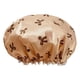 thumbnail image 4 of Gorro de ducha impermeable, accesorios reutilizables para uso en salones, hoteles y hogares. Oro, 4 of 9