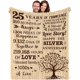 thumbnail image 1 of LHSHID Best Anniversary Marriage Gift Blanket Flannel Soft and Comfortable Anti static Bed Sofa Blanket 50x60in, 1 of 6