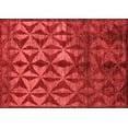 thumbnail image 1 of Ahgly Company Indoor Rectangle Abstract Red Modern Area Rugs, 2' x 5', 1 of 4