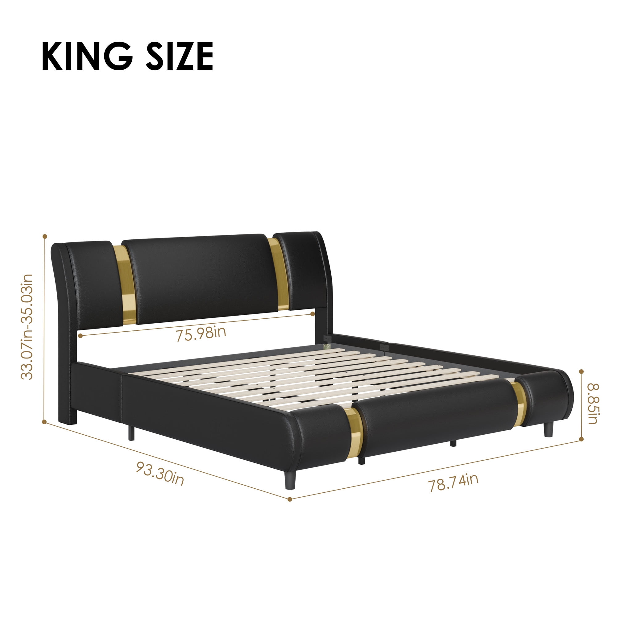 American Leather Bedroom Loja King Frame LOJ-FRM-KG - Treeforms